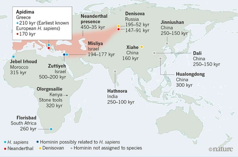 hominin sites